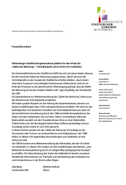 2022-10-26 Presseinfo-Schmähplastik Wittenberg