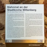 Stätte der Mahnung Text alter Schrägaufsteller  ©2022 Matthias Keilholz